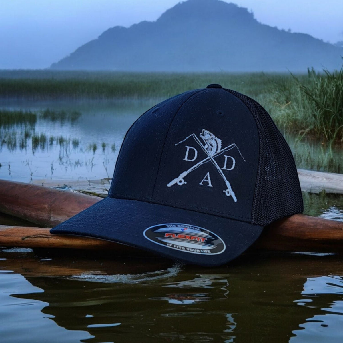 Black Richardson 112 personalized embroidered Dad hat