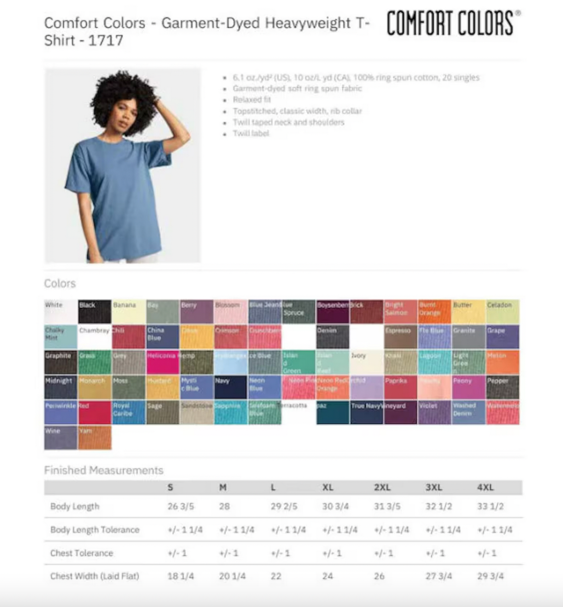 Liberty bows comfort colors Embroidered T-shirt