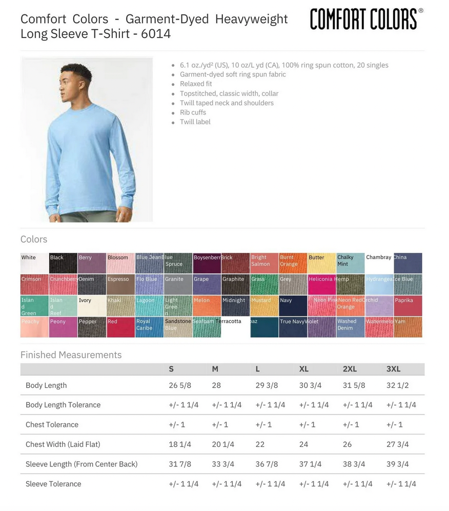 Custom Comfort Colors Baseball Sweatshirt