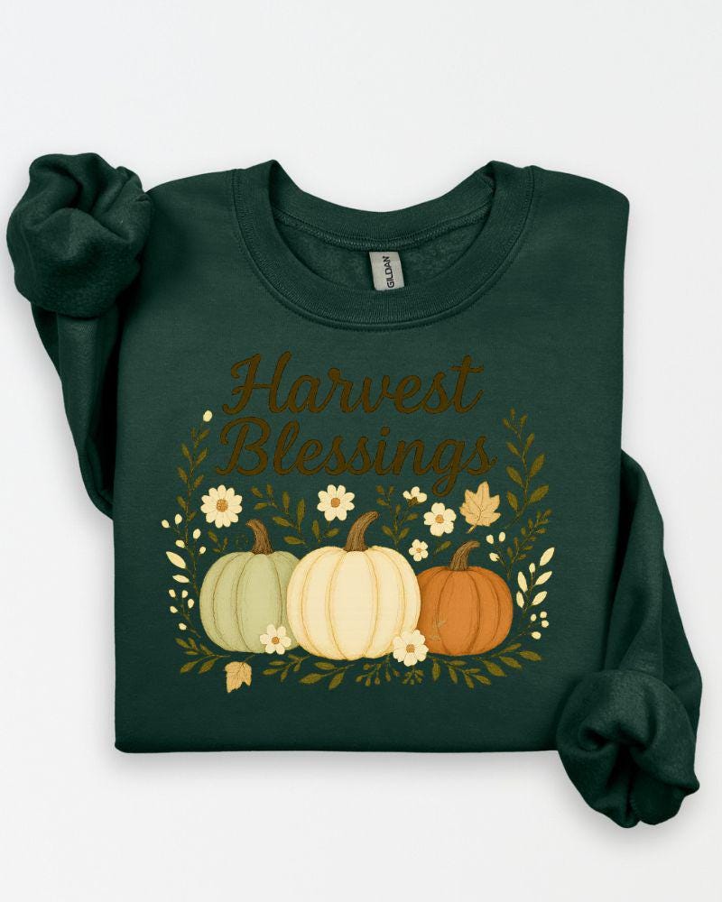 Thankful pumpkin fall sweatshirt mockup