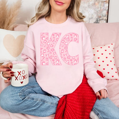 Leopard Letters KC DTF shirt