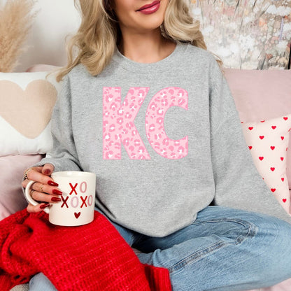 Leopard Letters KC DTF shirt