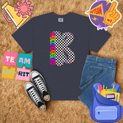 Rainbow Bulldoggers Bow Spirit Shirt | Checkered Game Day Graphic Tee | Back to School Team Pride Tee (Copy) (Copy) (Copy) (Copy) (Copy) (Copy) (Copy) (Copy)