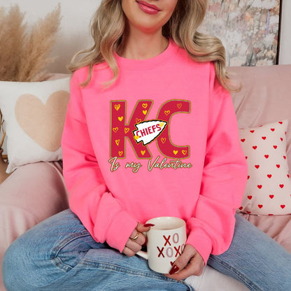 Kansas City is my Valentine DTF shirt