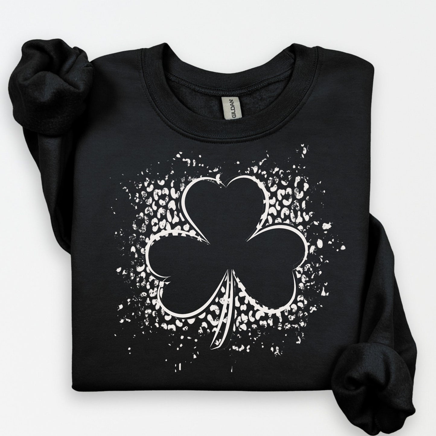 St. Patrick’s Day shamrock graphic crewneck sweatshirt