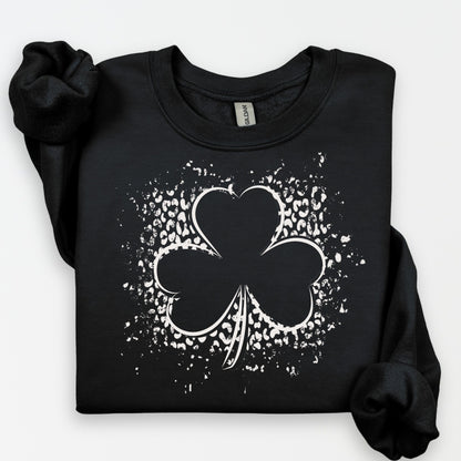St. Patrick’s Day shamrock graphic crewneck sweatshirt