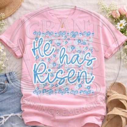 Blossom pink floral Easter t-shirt