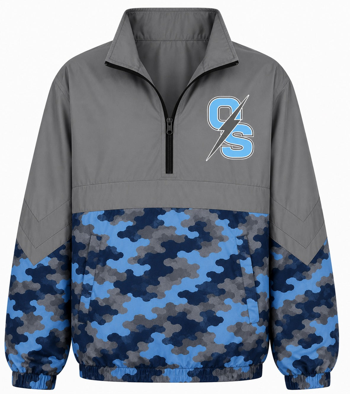 Custom Colorblock Windbreaker Pullover – PREORDER