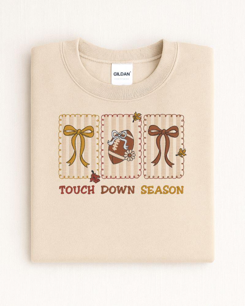 Personalized football game day sweatshirt