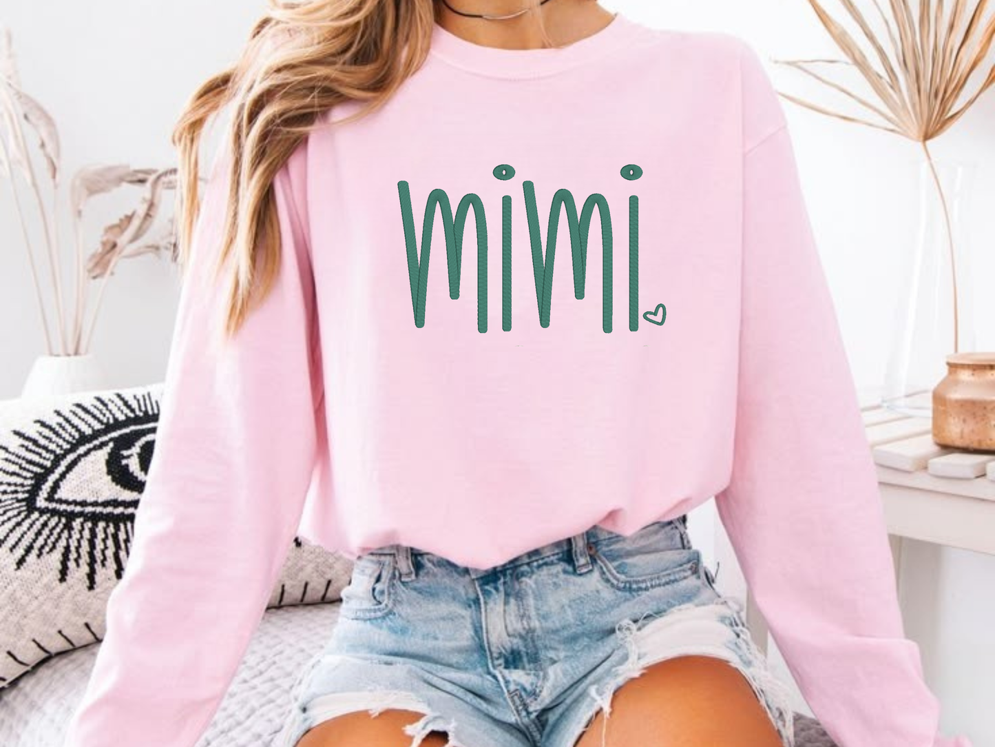 long sleeve comfort colors blossom embroidered mimi