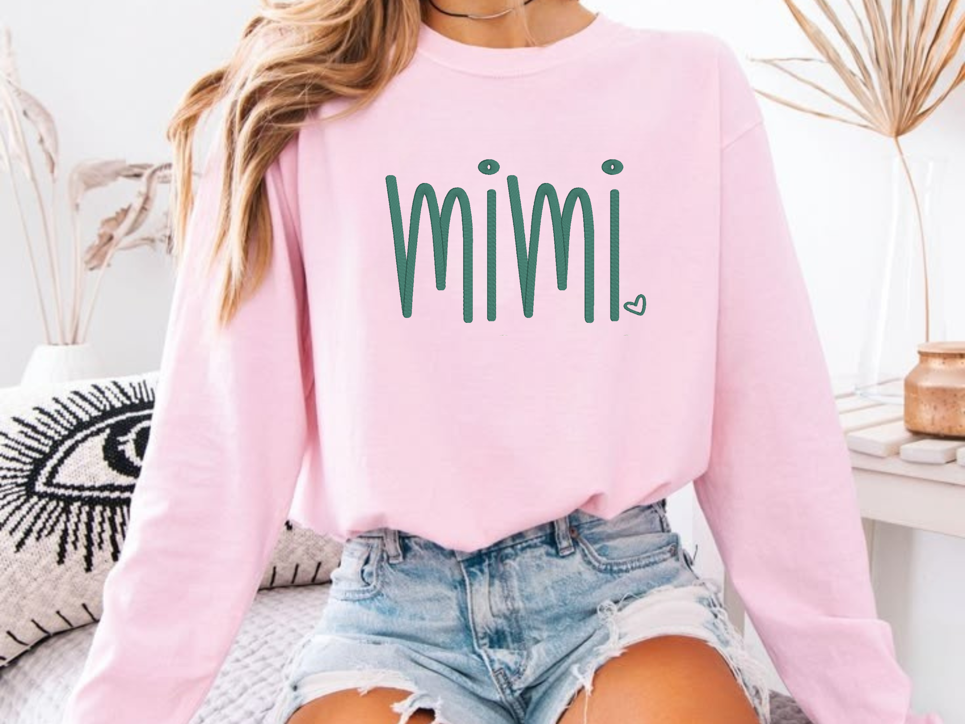 long sleeve comfort colors blossom embroidered mimi