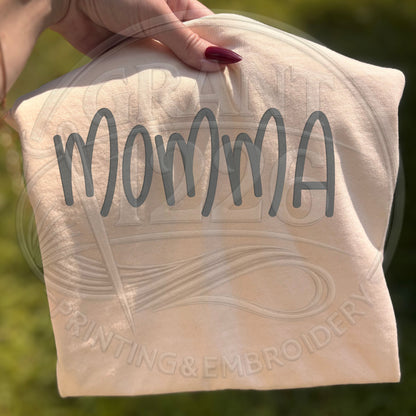 ivory cream embroidered mama shirt with minimalist boutique style
