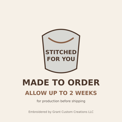Faith and Coffee apparel made to order with up to two week processing