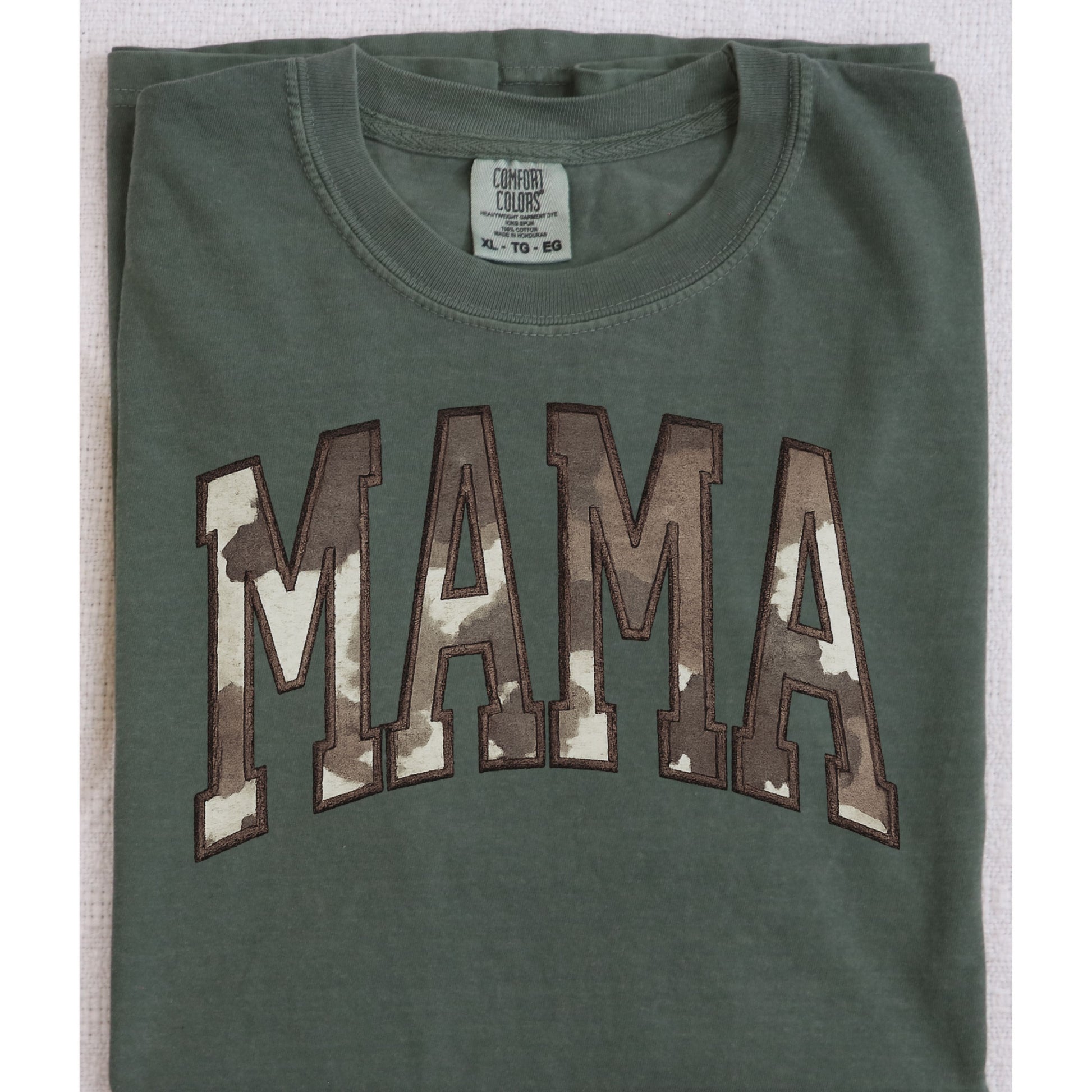 earthy tone mama tshirt