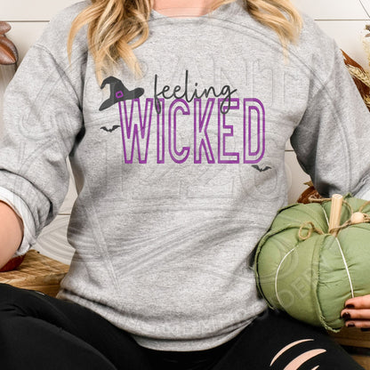 Sport Grey Feeling Wicked puff embroidery sweatshirt preview