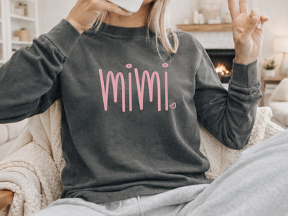 Pepper comfort colors tshirt with custom embroidery