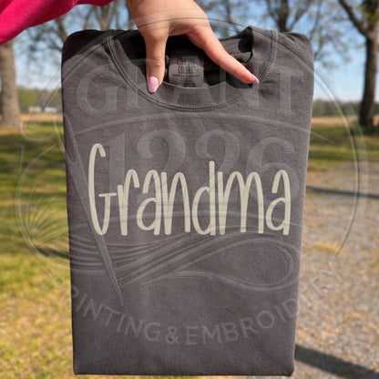 Trendy grandma shirt neutral aesthetic
