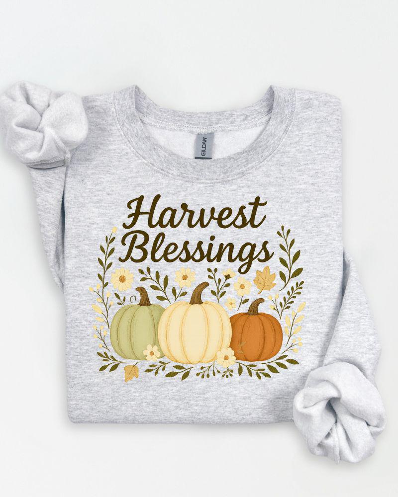 Thanksgiving pumpkin crewneck for cozy fall outfits