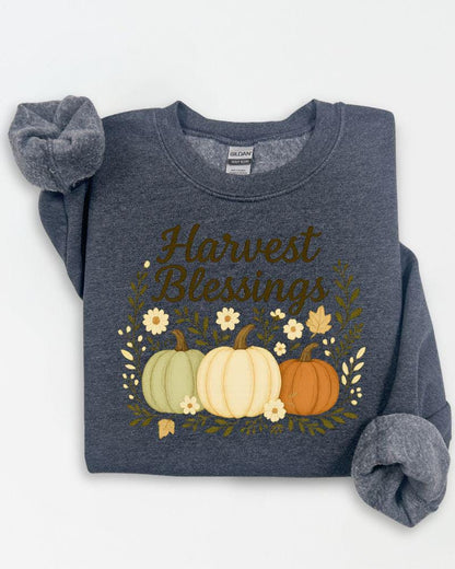 Harvest Blessings Gildan sweatshirt front view