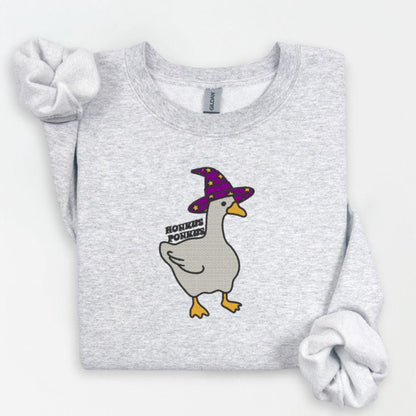 Ash Honkus Ponkus goose embroidered Halloween sweatshirt
