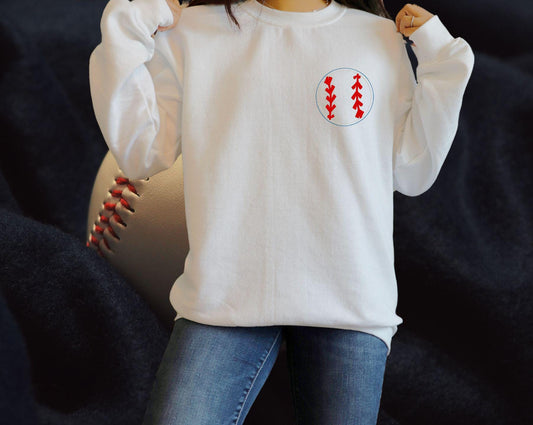 Custom Baseball & Softball Embroidered Shirt, Left Chest Embroidery, Add Team Name or Player Number, Comfort Colors Sports Tee, Game Day tee