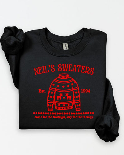Nostalgic Santa Claus Inspired Sweatshirt – Retro Embroidered Holiday Crewneck – Cozy 90s Christmas Sweater Gift