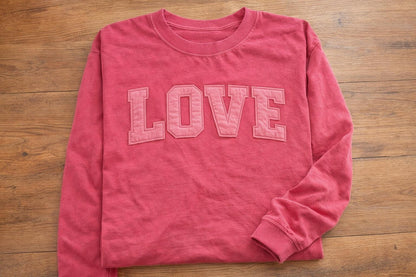 Custom Applique T Shirt | Comfort Colors Tee | Personalized Word Shirt 