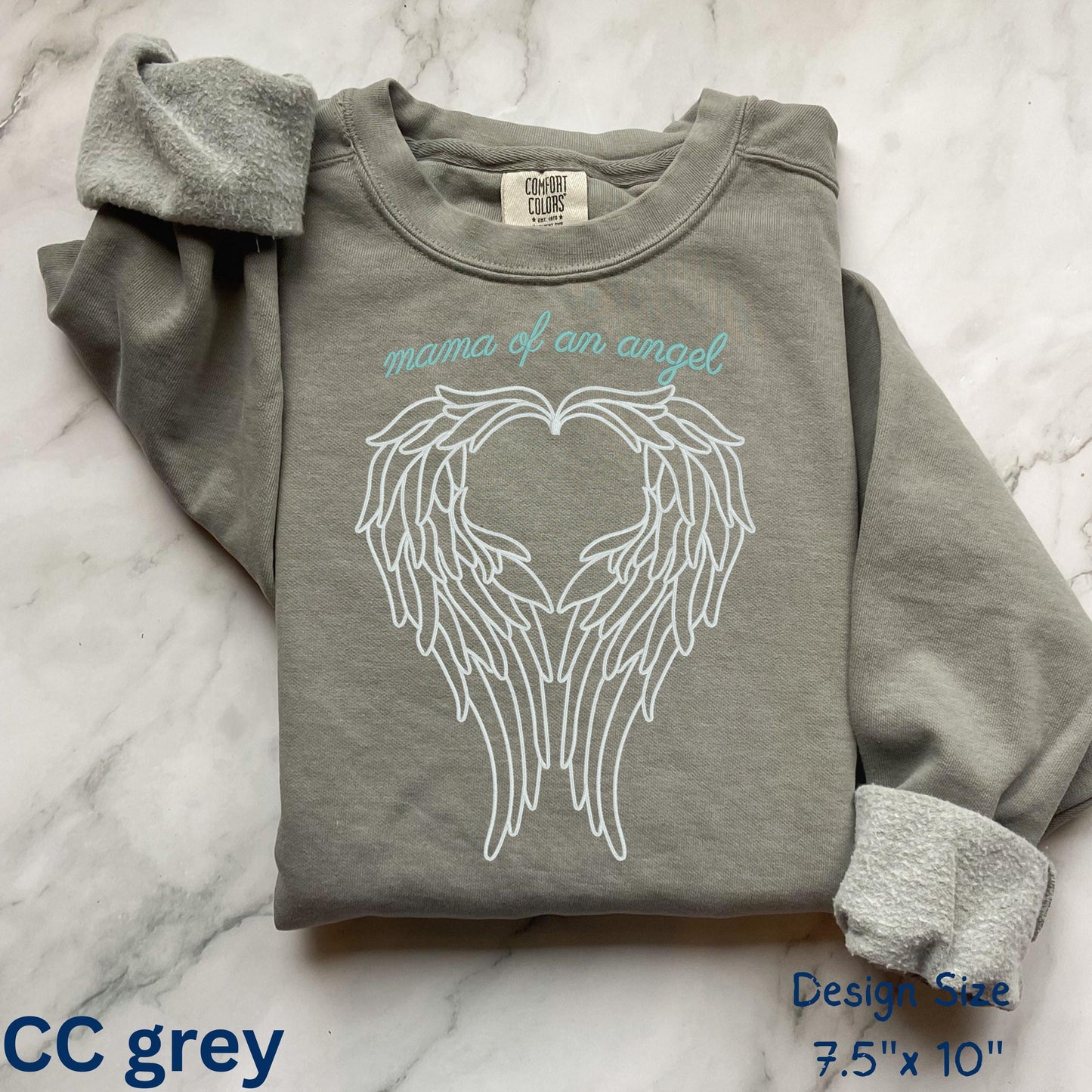 Mama of an Angel Sweatshirt – Infant Loss Memorial Shirt for Bereaved Mothers, Pregnancy & Baby Loss Remembrance Crewneck