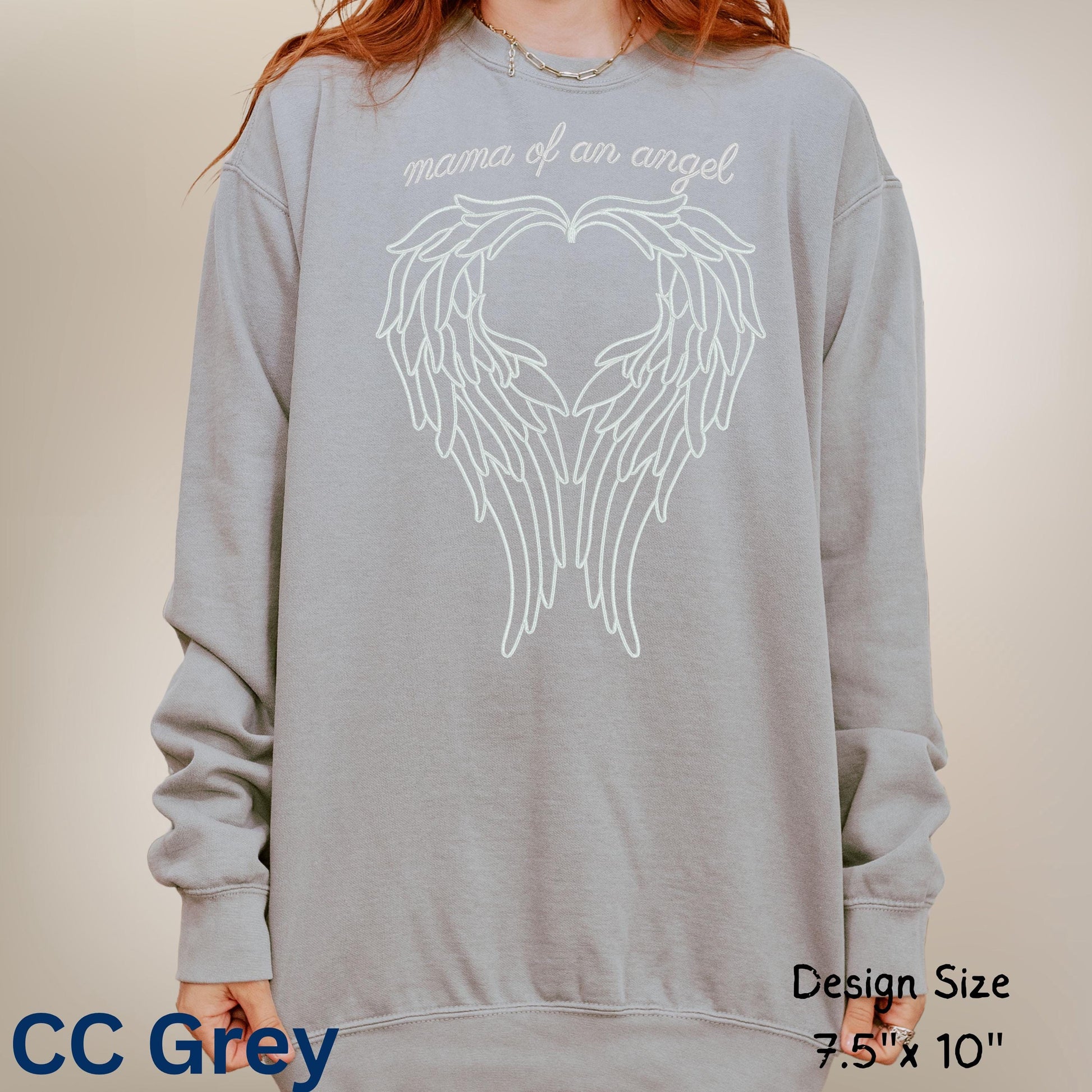 Mama of an Angel Sweatshirt – Infant Loss Memorial Shirt for Bereaved Mothers, Pregnancy & Baby Loss Remembrance Crewneck