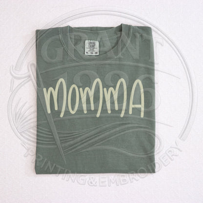custom thread color momma wear