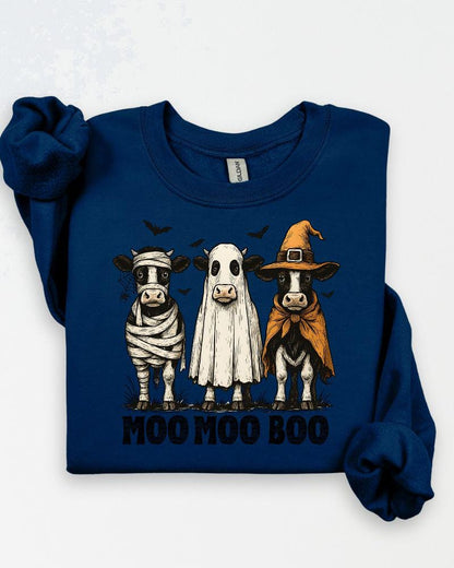 Farm animal Halloween crewneck for spooky season