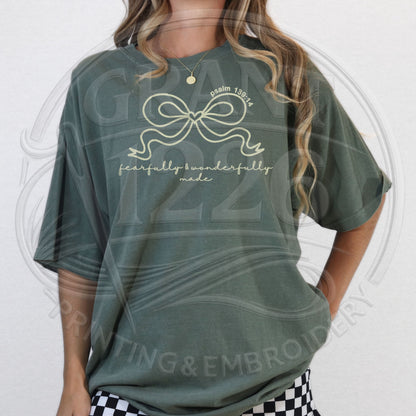 Comfort Colors Christian embroidered t-shirt for women