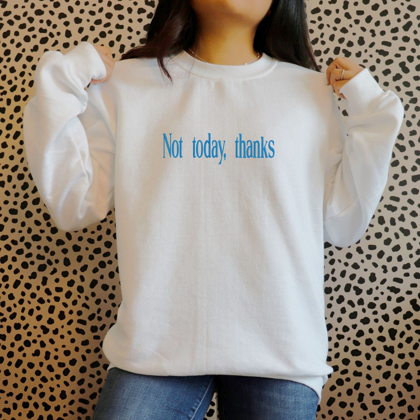 Custom embroidered sweatshirt