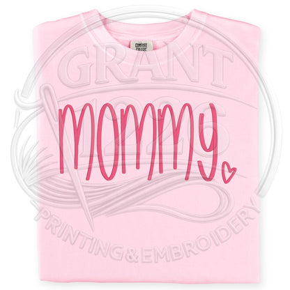 Blossom mama shirt embroidered Comfort Colors tee