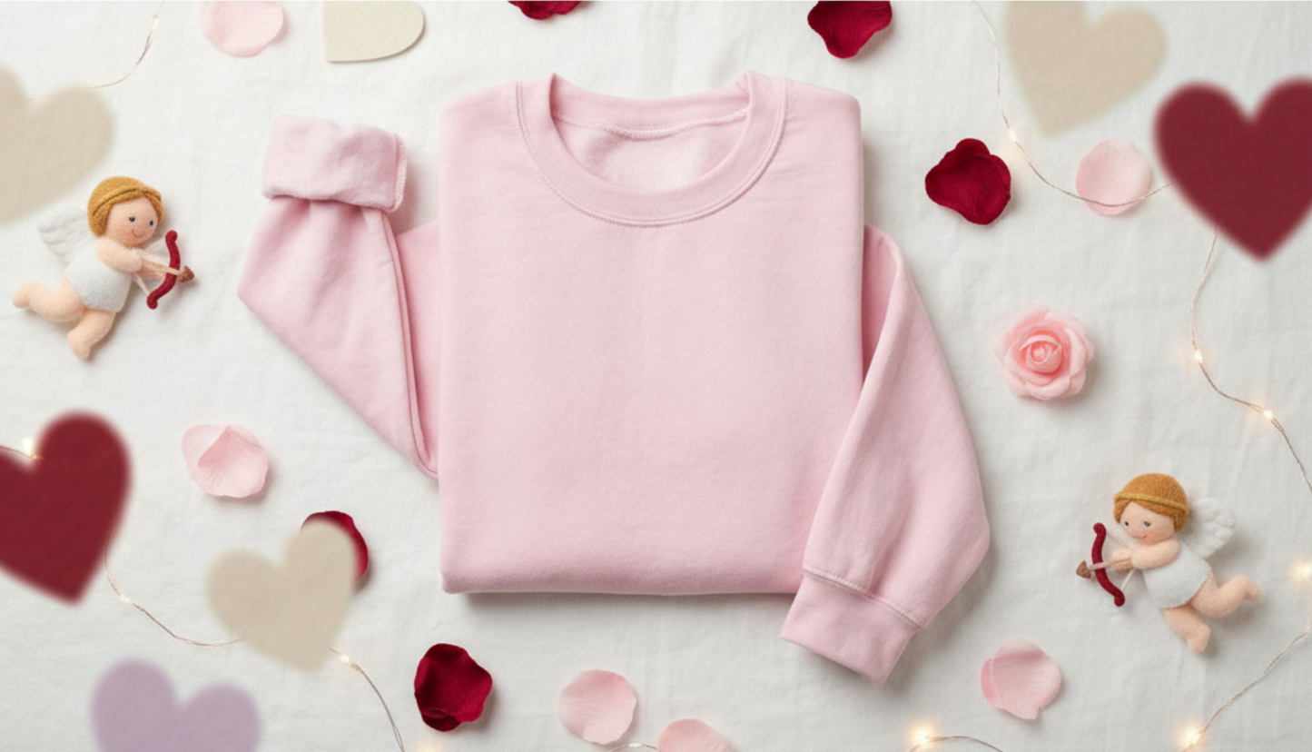 Love sequin shirt color option light pink