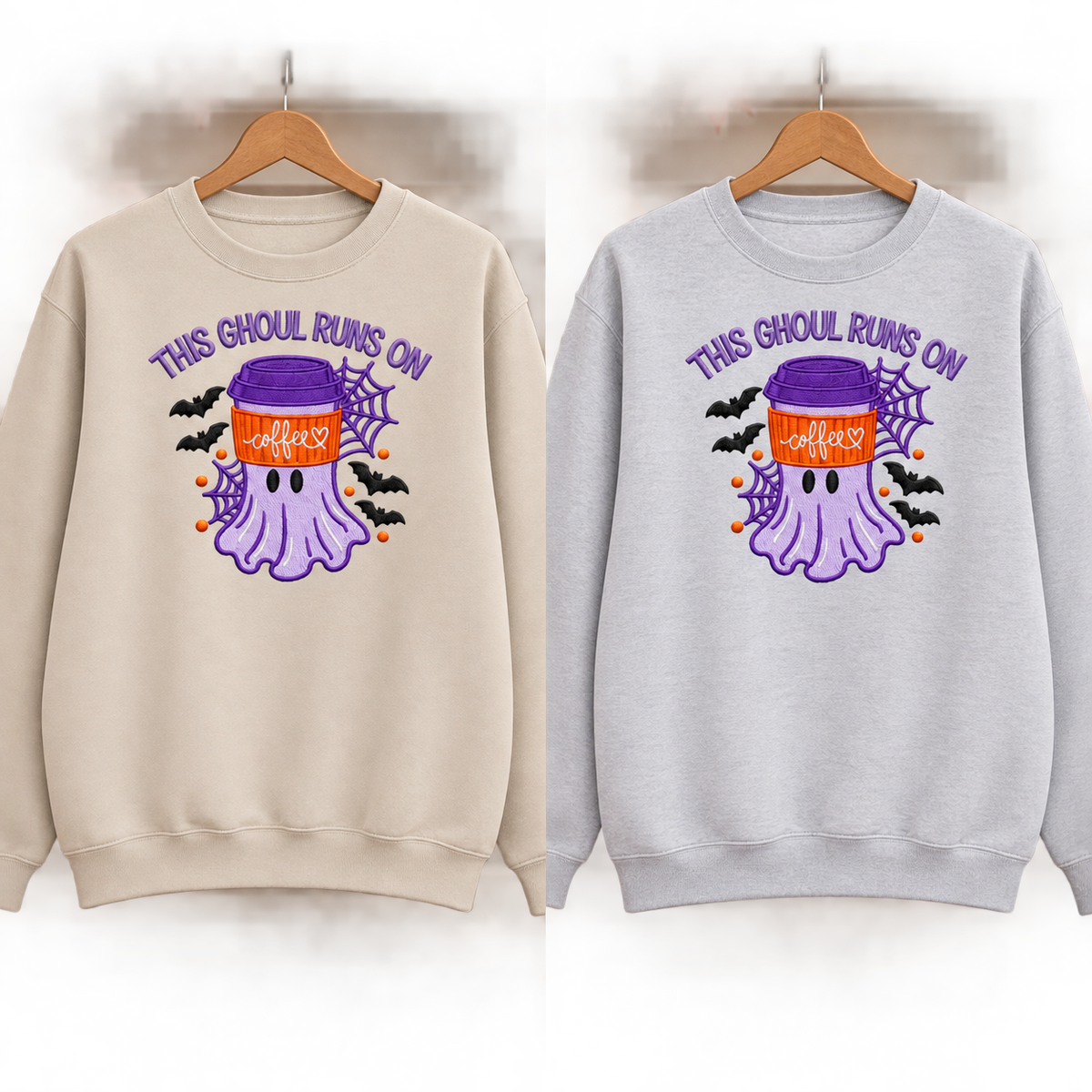 Sand and Sport Grey sweatshirt color comparison