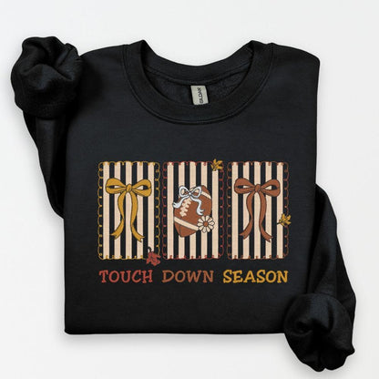 Football tailgate embroidered crewneck